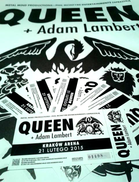 Bilety na konkurs Queen + Adam Lambert w Krakowie