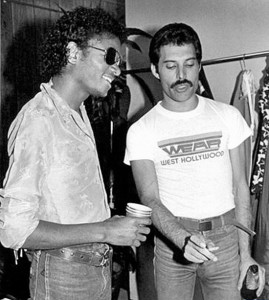 Michael Jackson & Freddie Mercury (circa 1980)