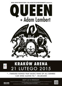 Queen + Adam Lambert w Krakowie 2015